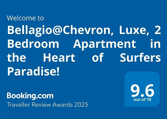 Bellagio@Chevron, Luxe, 2 Bedroom Apartment In The Heart Of Surfers Paradise!